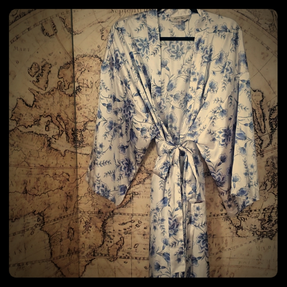 Purple Floral Robe